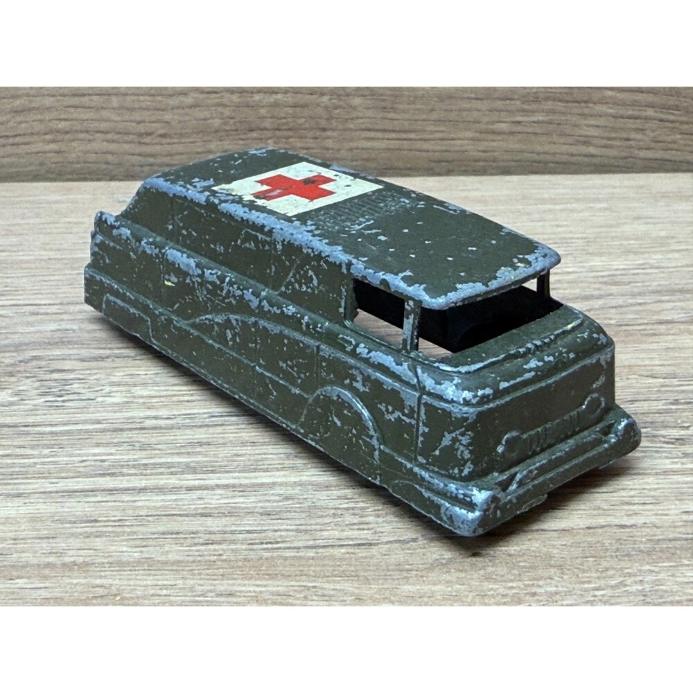 Midgetoys US Military Ambulance USA Made 1950's Vintage Diecast